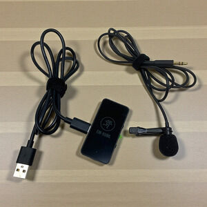 Mackie EM-95ML Lavalier Microphone System Clip-On Mic In-Line Amp Smartphones